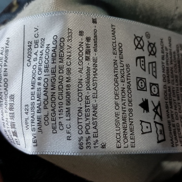 Signature By Levi Strauss Modern Skinny Jeans Size 14 - Picture 4 of 7